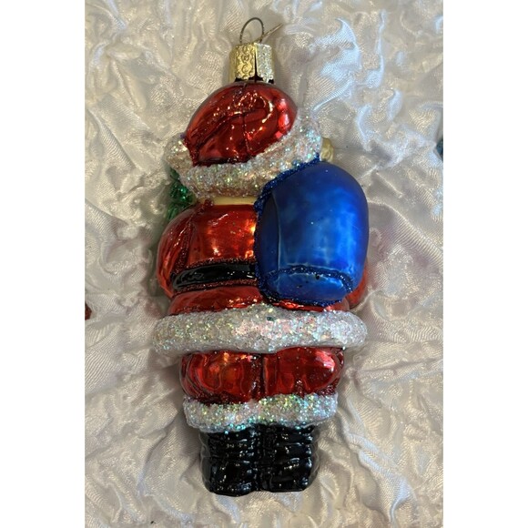 Child's First Christmas Ornament Collection Set of 6 New Blown Glass in Box OWC - Picture 6 of 16